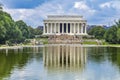 Reflecting Pool Reflection Abraham Lincoln Memorial Washington DC