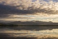 Reflecting Sunset Mount Brandon and Lough Gill Royalty Free Stock Photo