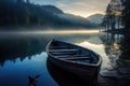 Reflecting Tranquility: The Stillness of the Lake. Royalty Free Stock Photo