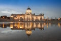 Reflection of Anantasamakhom Throne Hall in Bangkok, Thailand.