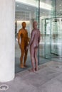 Reflection by Antony Gormley Royalty Free Stock Photo