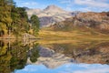 Reflection on Blea tarn Royalty Free Stock Photo