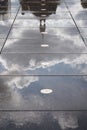 Reflection of the Bordeaux Stock Exchange on the reflecting pool