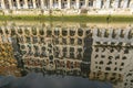 Reflection of the buildings in la rÃÂ­a, Bilbao, Spain