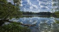 The Reflection on the Chattahoochee River Royalty Free Stock Photo