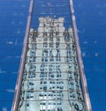 Reflection of Chicago Tribune Tower Royalty Free Stock Photo