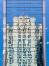 Reflection of Chicago Tribune Tower Royalty Free Stock Photo