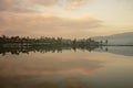 Reflection on the lake Cileunca