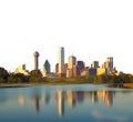 Reflection of Dallas City, Texas, USA Royalty Free Stock Photo