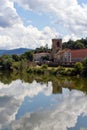 Reflection in the Fiume Arno Royalty Free Stock Photo