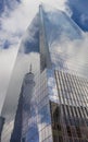 Reflection of the Freedom Tower in New York City