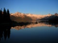 Reflection in Garibaldi Lake, Canada Royalty Free Stock Photo