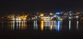 Reflection of the ghats in Pushkar Royalty Free Stock Photo