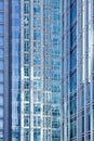 Reflection in glass surface of a skyscraper, Beijing