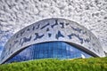 Reflection of the glass window wall of a modern design building in Toronto Royalty Free Stock Photo