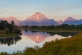 Reflection of Grand Teton Range