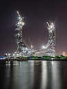 Lusail City Under Construction - Doha - Qatar - Reflection