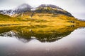 Reflection at Kirkjufellsfoss, Iceland