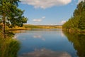 Reflection on Lake on Zlatibor Mountain Royalty Free Stock Photo