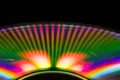 Reflection of light in a Compact Disk(CD) or Digital versatile disk(DVD