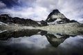 Reflection of the Matterhorn Royalty Free Stock Photo