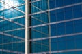 Reflection on modern glass and steel building Royalty Free Stock Photo