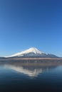 Reflection mount Fuji, Japan Royalty Free Stock Photo