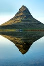 Reflection of Mount Kirkjufell