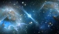 Reflection nebula around the pulsar Royalty Free Stock Photo