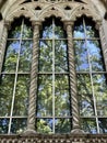 A reflection of the Odessa Philharmonic Theatre - ODESSA - UKRAINE Royalty Free Stock Photo