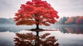reflection ohio buckeye tree