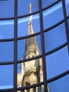 Reflection of the Old Bailey