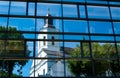 Reflection of old church Royalty Free Stock Photo