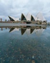 Reflection Opera House Sydney art piece 2019 Royalty Free Stock Photo