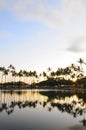 Reflection over Ala Moana Beach Park Royalty Free Stock Photo