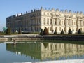 Reflection of palace of versailles