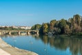 Reflection in the Po River, Turin, Italy