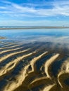 Reflection of the Sky Over on the Water Royalty Free Stock Photo