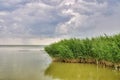 The reflection of the sky in the water Royalty Free Stock Photo