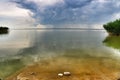 The reflection of the sky in the water Royalty Free Stock Photo