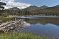 Reflection on Sprague Lake Royalty Free Stock Photo