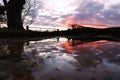 Reflection After Storm Imogen - Sunset