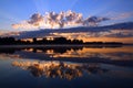 Reflection sunrise Royalty Free Stock Photo