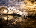 Reflection in underground lake
