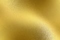 Reflection of wave gold metal, texture background Royalty Free Stock Photo