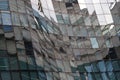 Reflection in windows of modern building Royalty Free Stock Photo