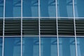 Reflection in windows - part of modern Royalty Free Stock Photo