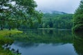 Reflections on Abbott Lake, Peaks of Otter Royalty Free Stock Photo