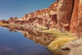 Reflections in Black Lagoon black lake, Valley of the Rocks, n