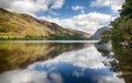 Reflections in Buttermere in Lake District